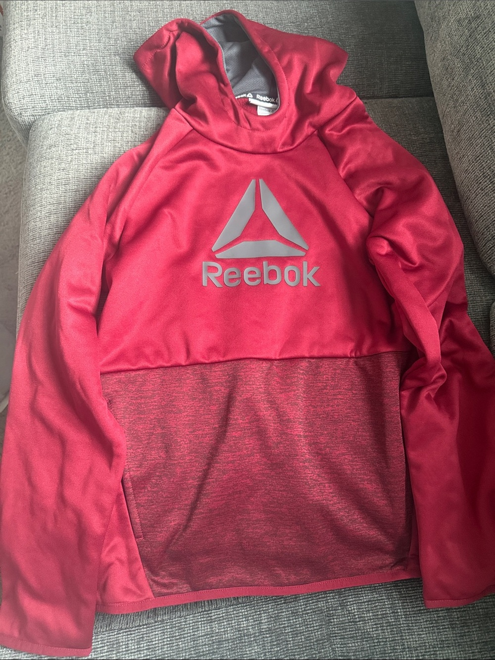 Reebok boys Crewneck Hoodie with Logo
